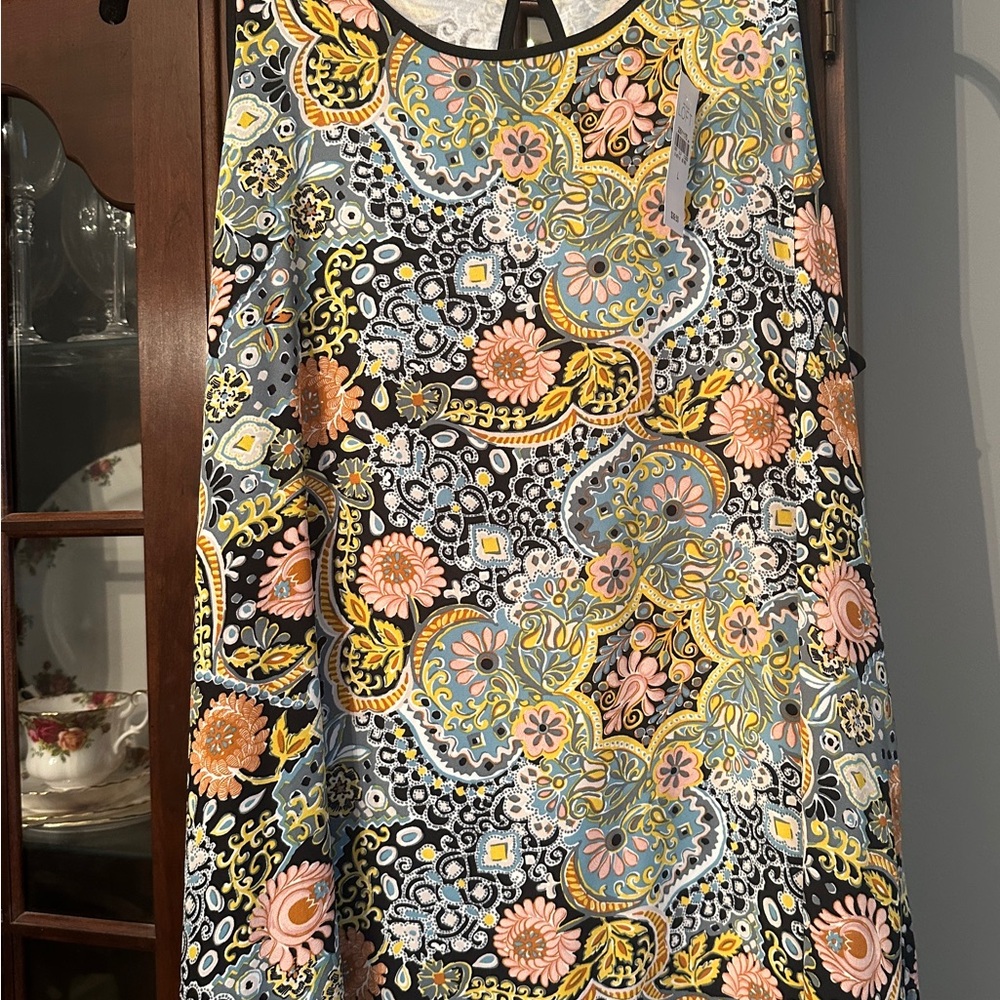 NWT LOFT Multicolor Paisley SleevelessTop